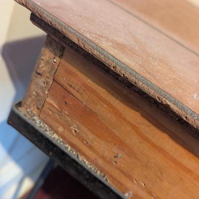 Handmade Side Table Approx 16 1/2" x 17" x 16"