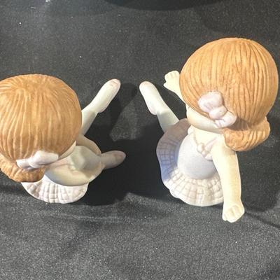 Vintage Floral & Ballerina Figurines and Trinket Dishes