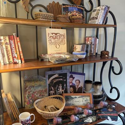 Lot 5: Metal Kitchen Shelving, Bar Stools & More