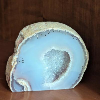 Layered Crystal Geode Slab