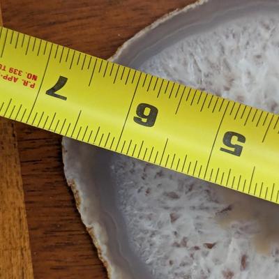 Layered Crystal Geode Slab