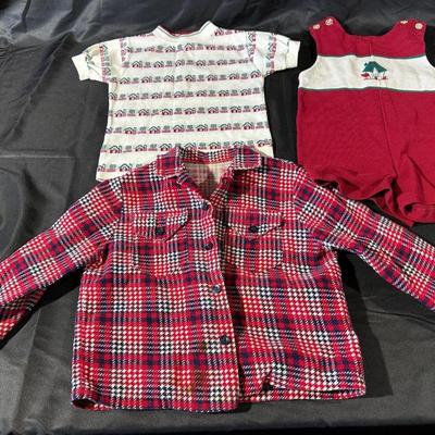 Lot of Vintage Children’s Clothing Including Two Pieces by Health-Tex
