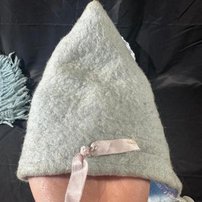 Baby Blues! Lot of Vintage & Antique Baby Clothing including a Baby Blanket & Woolen Bunting