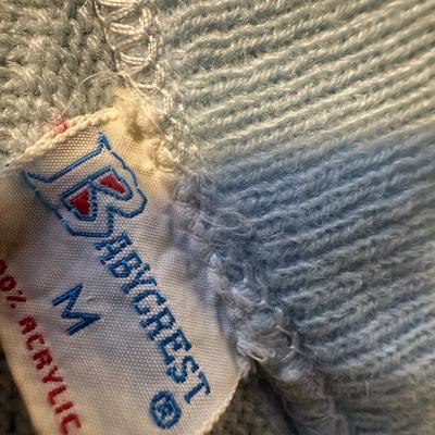 Baby Blues! Lot of Vintage & Antique Baby Clothing including a Baby Blanket & Woolen Bunting
