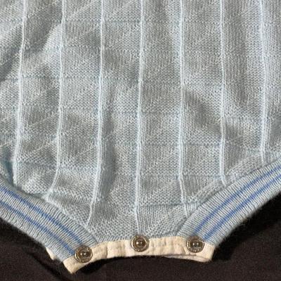 Baby Blues! Lot of Vintage & Antique Baby Clothing including a Baby Blanket & Woolen Bunting