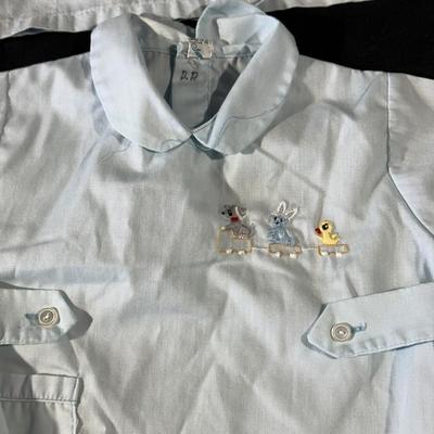 Baby Blues! Lot of Vintage & Antique Baby Clothing including a Baby Blanket & Woolen Bunting