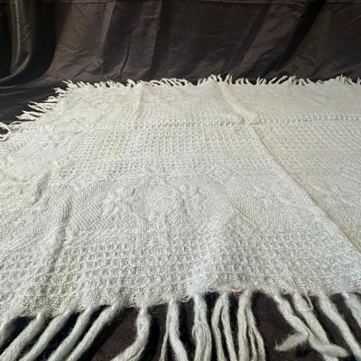 Baby Blues! Lot of Vintage & Antique Baby Clothing including a Baby Blanket & Woolen Bunting