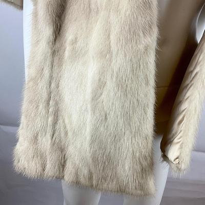 248 Vintage White Mink Shawl
