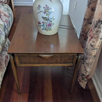 1960s Lane Perception Commode Side Table Approx 20" x 28" x 20"