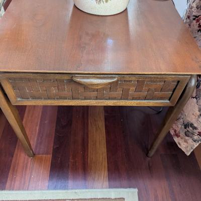 1960s Lane Perception Commode Side Table Approx 20" x 28" x 20"