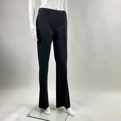 579 New with Tag THEORY Wool Black Sevona Pants Size 2