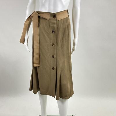 580 New with Tag TER DE CARACTERE Skirt with Grosgrain Ribbon size 12