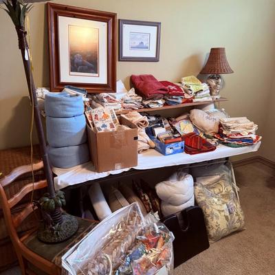 Lot 21: Linens & More (Left Side)