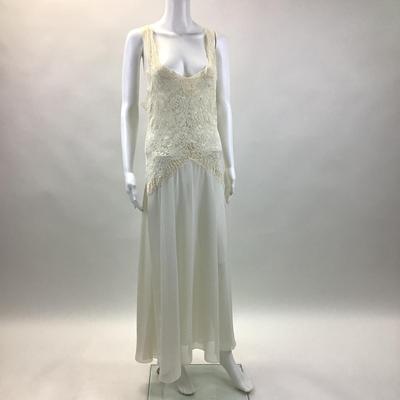 581 Victoria's Secret Lace Poly Slip Dress