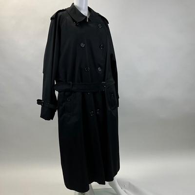 586 Large Mens BURBERRY Trench Coat with Wool Liner