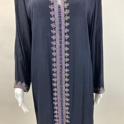 587 Two Button Up Abaya Robes