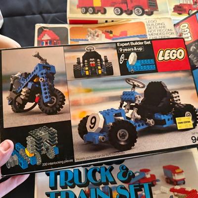 7 Boxes of Vintage Lego & LocBloc building block sets