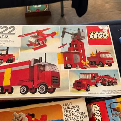 7 Boxes of Vintage Lego & LocBloc building block sets