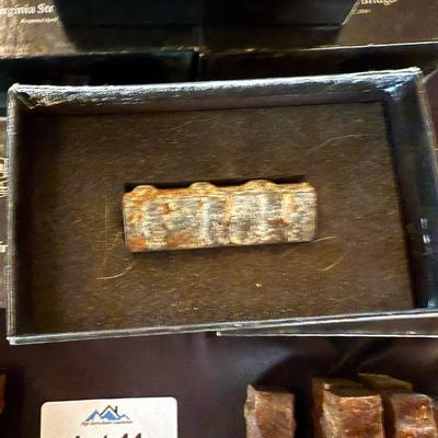 Collection of Iron Pieces from Virginia Street Bridge 1905-2015 - 6 in boxes rest loose