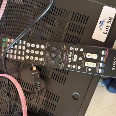 Sony Amplifier Receiver Model # DA3300ES w/cords & remote