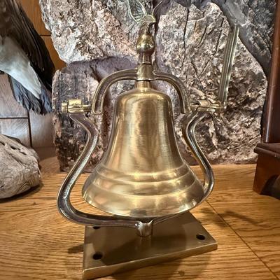 Brass Bell on Stand