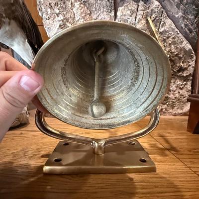 Brass Bell on Stand