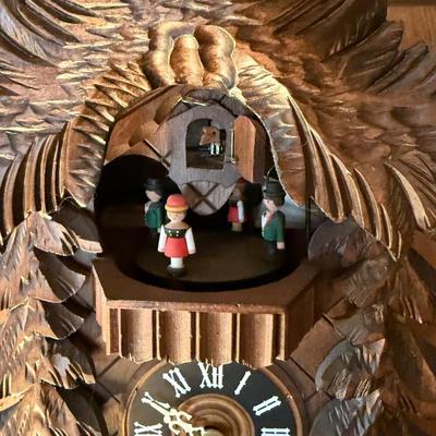 Vintage Wood Cuckoo Clock