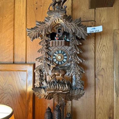 Vintage Wood Cuckoo Clock