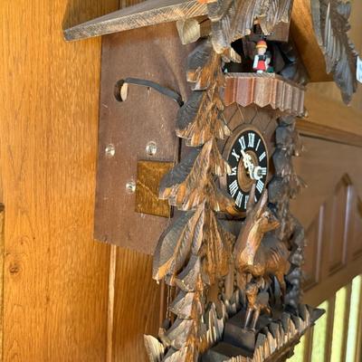 Vintage Wood Cuckoo Clock
