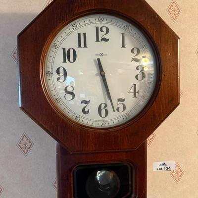 Howard Miller Battery Operated wood case wall clock