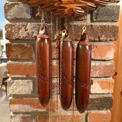 Ornate German Made Wooden Cuckoo Clock - Works