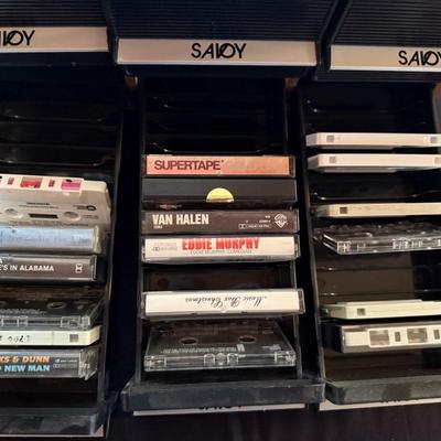 Collection of 1980’s Cassette Tapes & Cases to hold them
