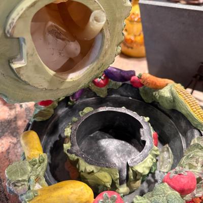 Decorative Chef Themed water fountain w/out pump
