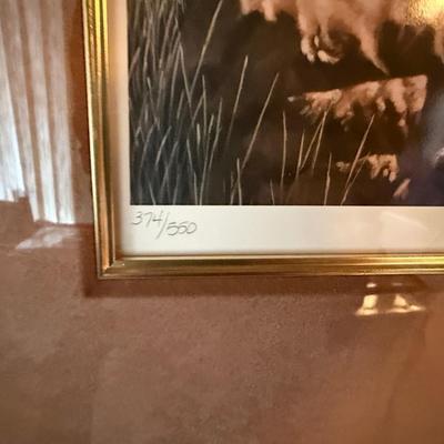 Framed Ltd Ed Ken Conragan signed & numbered Ltd Ed. Art