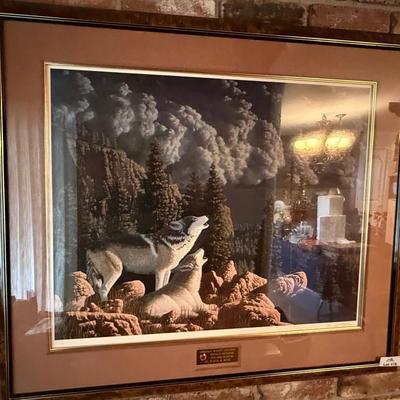 Framed Ltd Ed Ken Conragan signed & numbered Ltd Ed. Art
