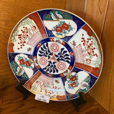 Large Omari style charger/platter with stand