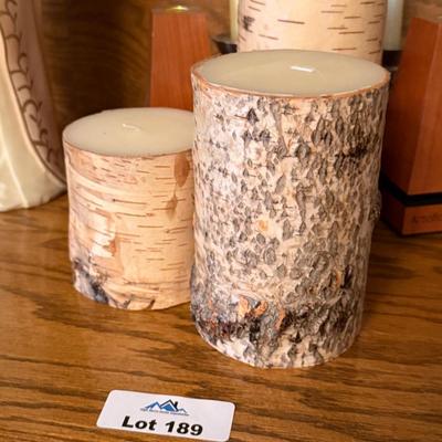 Assortment of Candles & Candle Holders