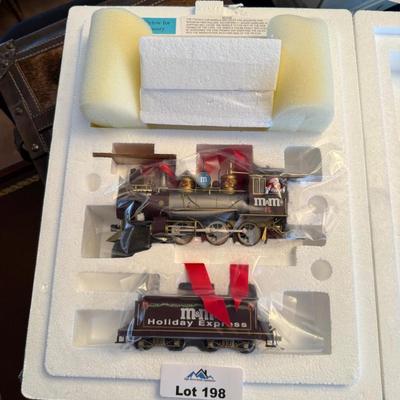 Collectible M&Ms themed Electric New Train w/COA