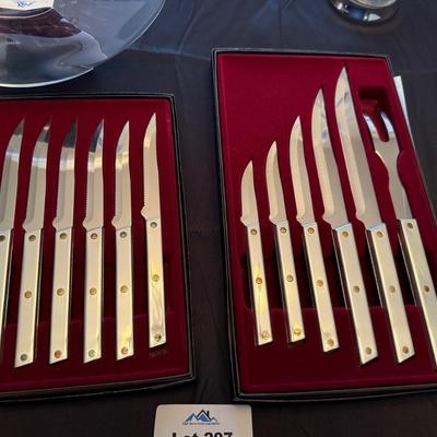 2 Boxes of matching Rada Cuttlery new sets in boxes