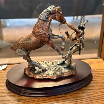 Bronze “Shhh” by C.A. Pardell artist proof statue w/paperwork