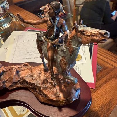 Bronze “Hunters Brother” by C.A. Pardell