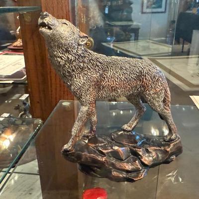 “Sonata” Legends Wolf Bronze by K. Cantrel with COA