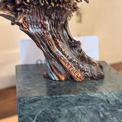 Tall Bronze Eagle bring fish back to Nest - “Sunday Brunch” by Katie Cantrel
