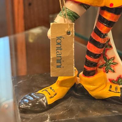 Decorative Fontanini Clown girl sculpture made in Italy w/tag