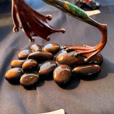 Bronze Sculpture titled "Leapfrog" by Tim Cottrell - aka Frogman