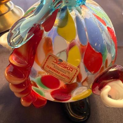 Sale Photo Thumbnail #913: colorful glass clown as shown