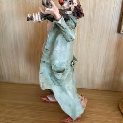 Capodimonte ceramic clown figure
