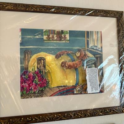 3 signed & framed Watercolors by Martin & Delia Bowman