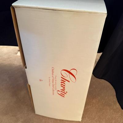 Children of Virtue Doll Collection “Charity” Doll w/box & stand