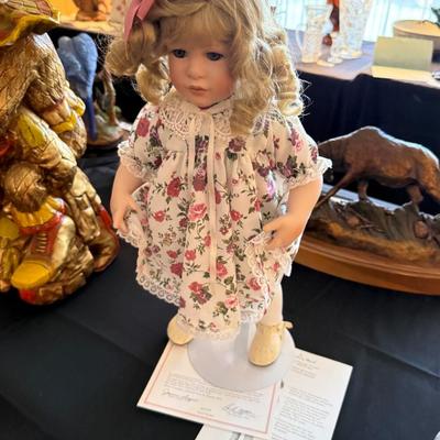 Children of Virtue Doll Collection “Charity” Doll w/box & stand